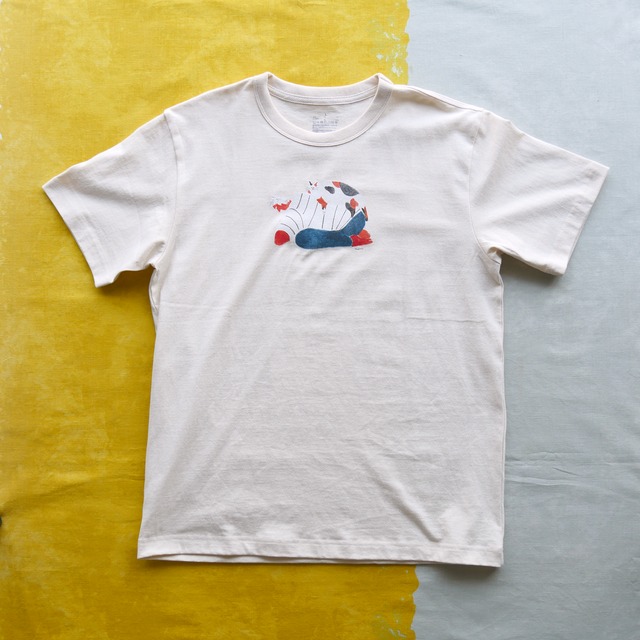 TshirtsComplex｜あたかゆき「 背猫（三毛）」