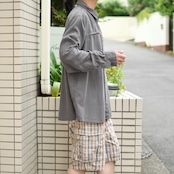 THE NORTH FACE rayon blend check shirt