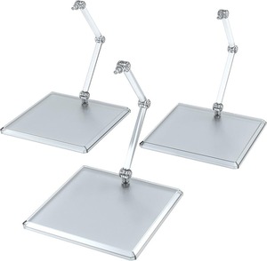 【在庫処分】グッドスマイルカンパニー(GOOD SMILE COMPANY) THE シンプルスタンド 3個セット クリアABS製 ディスプレイ台座 フィギュア&模型用