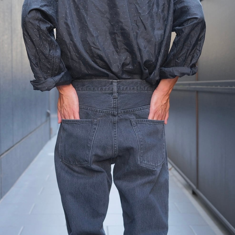 COMOLI(コモリ) /デニム5Pパンツ-FADE BLACK-(C03-03003) | Signs