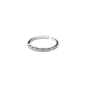 S925 PAVE ZIRCONIA RING SILVER