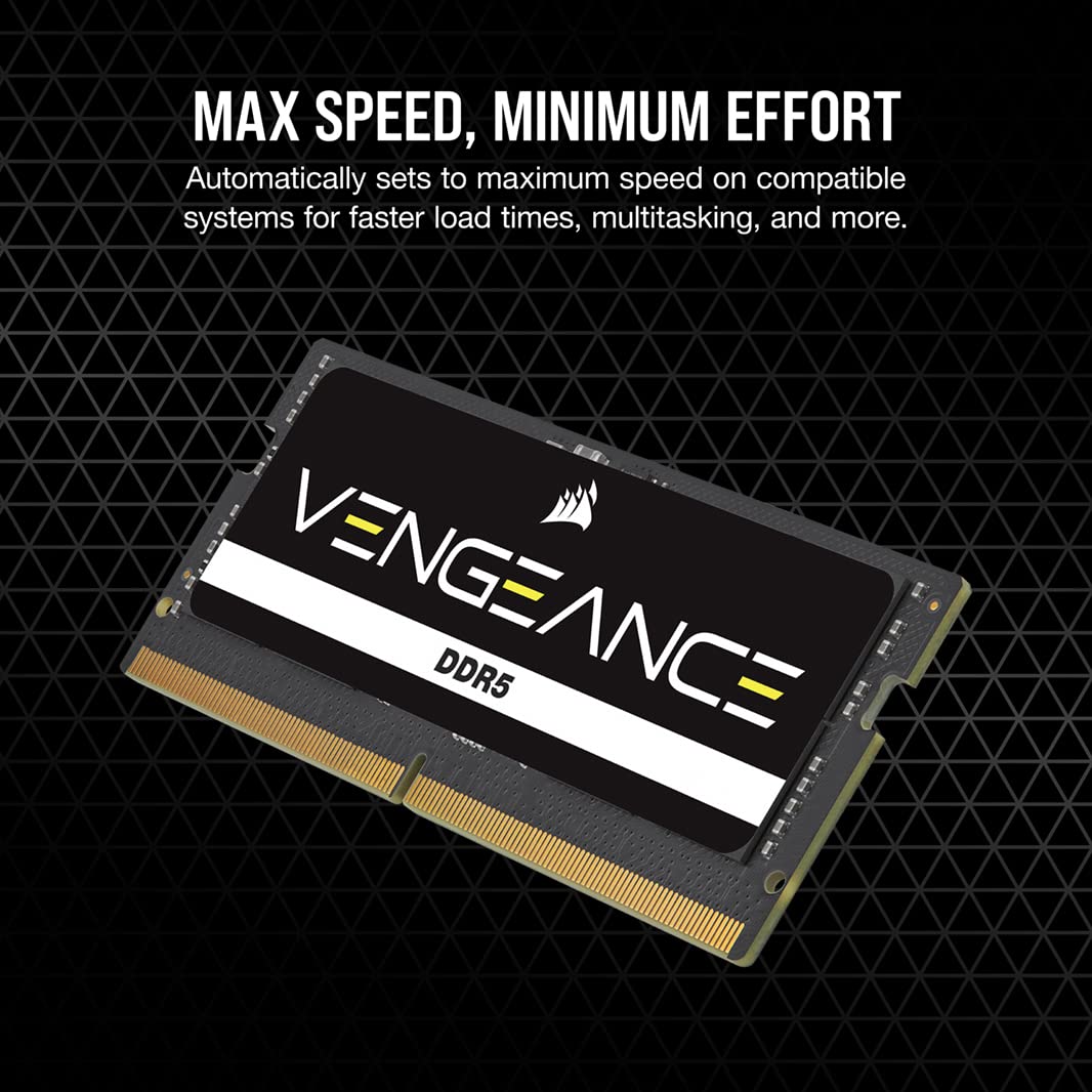 CORSAIR DDR5-4800MHz ノートPC用 メモリ VENGEANCE DDR5 16GB [16GB×1