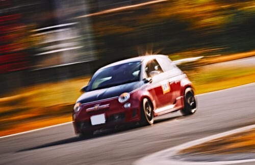 ABARTH 500 / 595 / 695 専用リヤスプリング 8k ＋ 車高調整