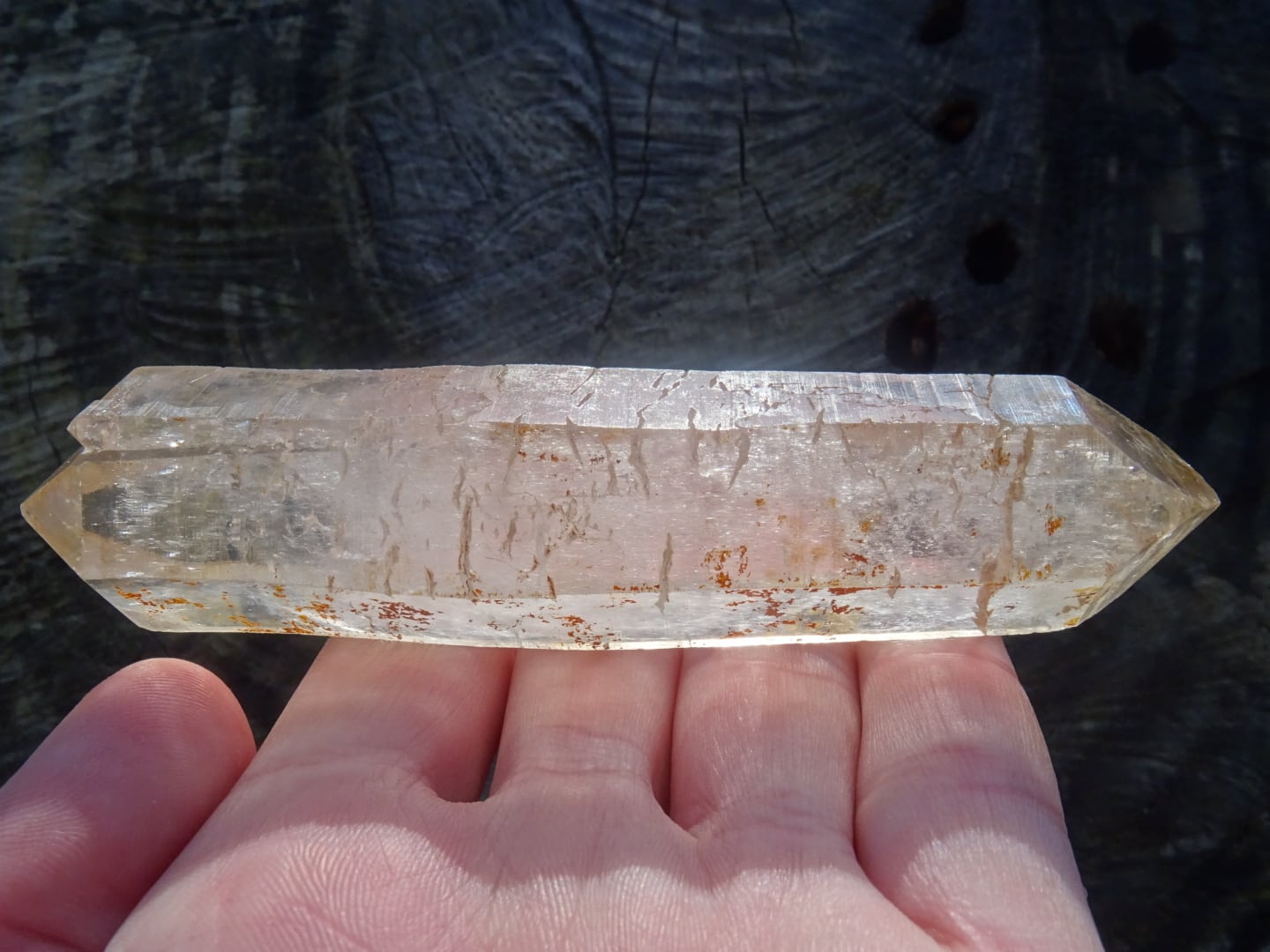 ダブルターミネーター（レピドクロサイトインクォーツ） ダブルターミネーター（両錐水晶） | 虹石屋