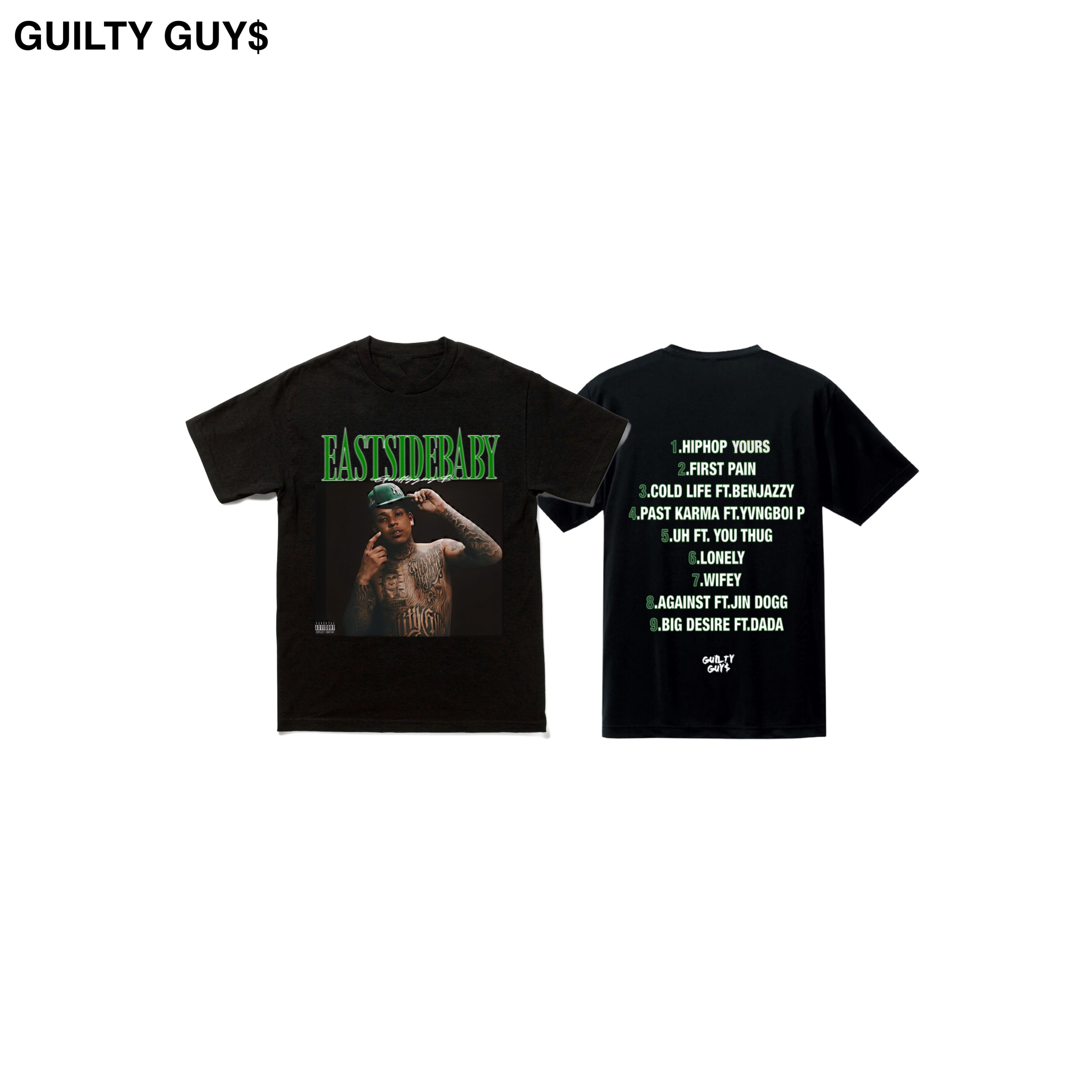 GUILTY GUYS EASTSIDEBABY Tシャツ ericbjr S GUILTY GUY$ - ESB Photo tee - | GUILTY GUY$