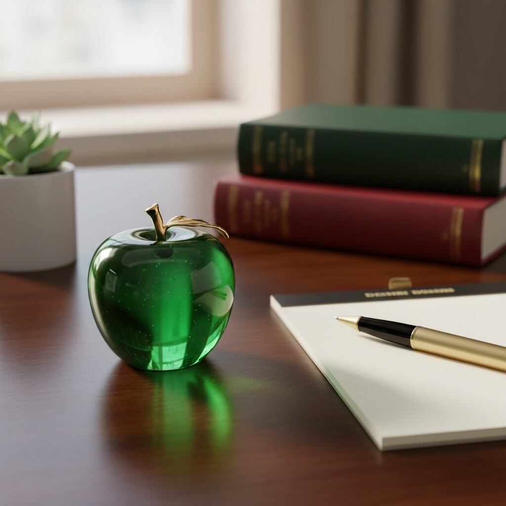 りんごのガラスオブジェ【efo2-1】 | ATELIER ECUDES