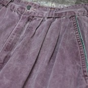 INFAVOR good fade 3tuck cotton pants burgundy