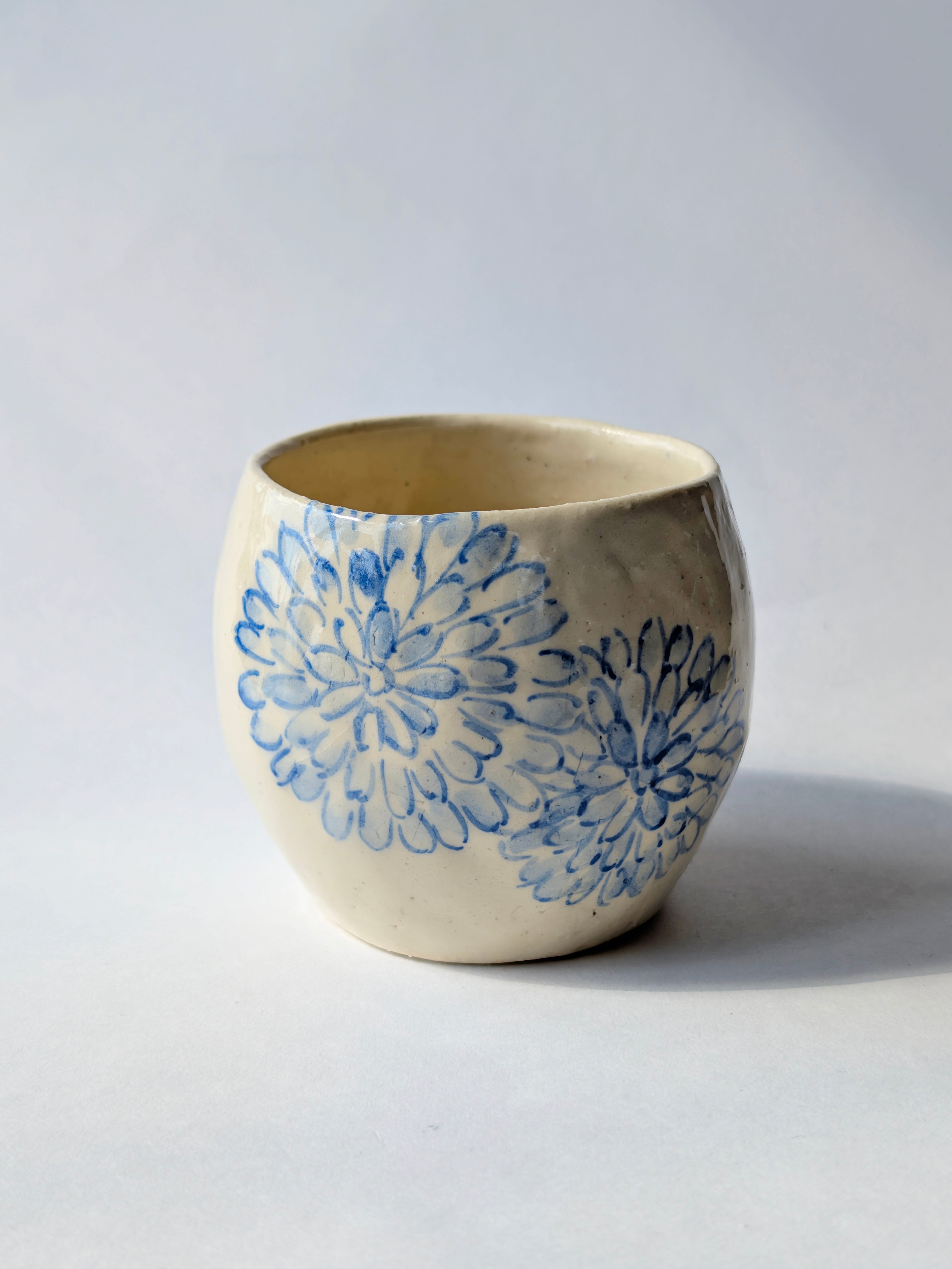 穴窯 菊天目ぐい呑 G4 穴窯 菊天目ぐい呑 G4