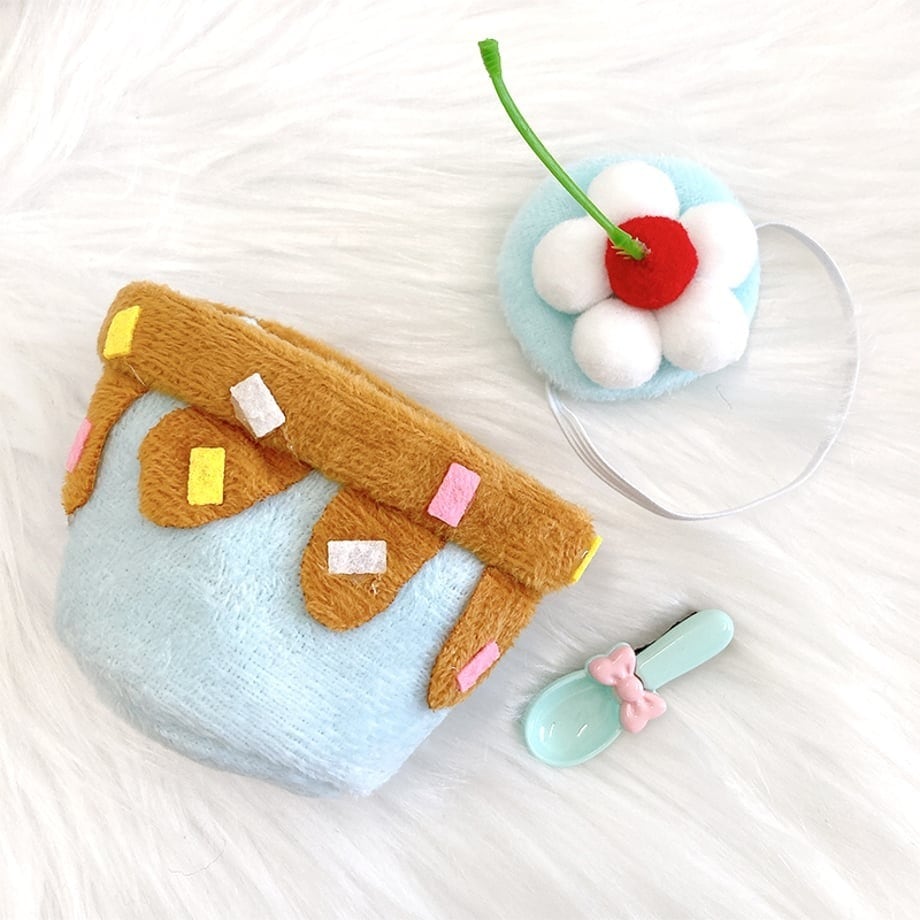 チョコミントケーキ型ぬい服【10cm用】TGMC-1182 | 推し活グッズの通販
