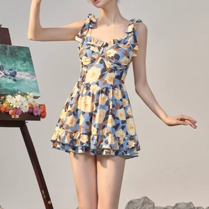 水着 ビキニ スイムウェア レディース ワンピース リボン フリル ハイウエスト 伸縮性 かわいい 大人可愛い きれいめ シンプル カジュアル ナチュラル ゴージャス 華やか 大人っぽい おしゃれ お洒落 レトロ 主役級 存在感 ラブリー キュート ガーリー 個性的 スタイリッシュ モダン かっこいい アジアン ベーシック フェミニン 花柄 リゾート 旅行 プール 夏 海 美脚 脚長 着痩せ スタイルアップ 高見え モテ 体型カバー インスタ映え スタイルカバー こなれ感 2XL M L XL ブルー