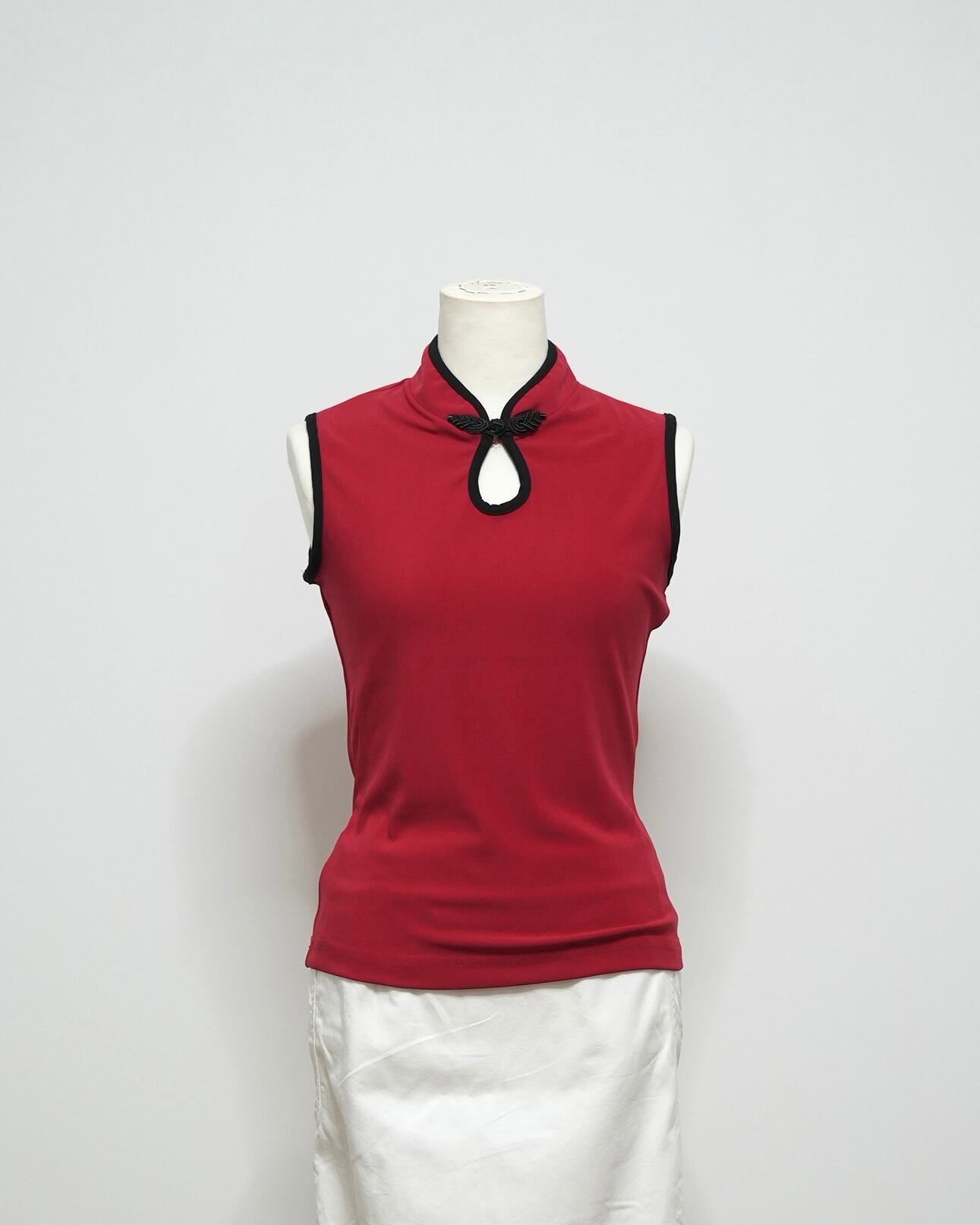 90s JERSEY CHINA TOPS / made in USA