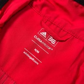 adidas GOLF アディダス ゴルフ ジップアップ 半袖 ウインドブレーカー ジャケット サイズ M /レッド/スポーツ