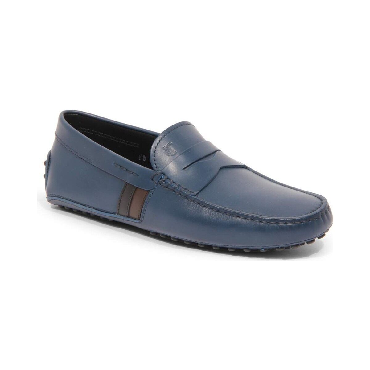 TOD'S トッズ メンズ ローファー レザー ネイビー