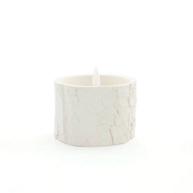 雰囲気抜群 LEDライト キャンドル 切り株