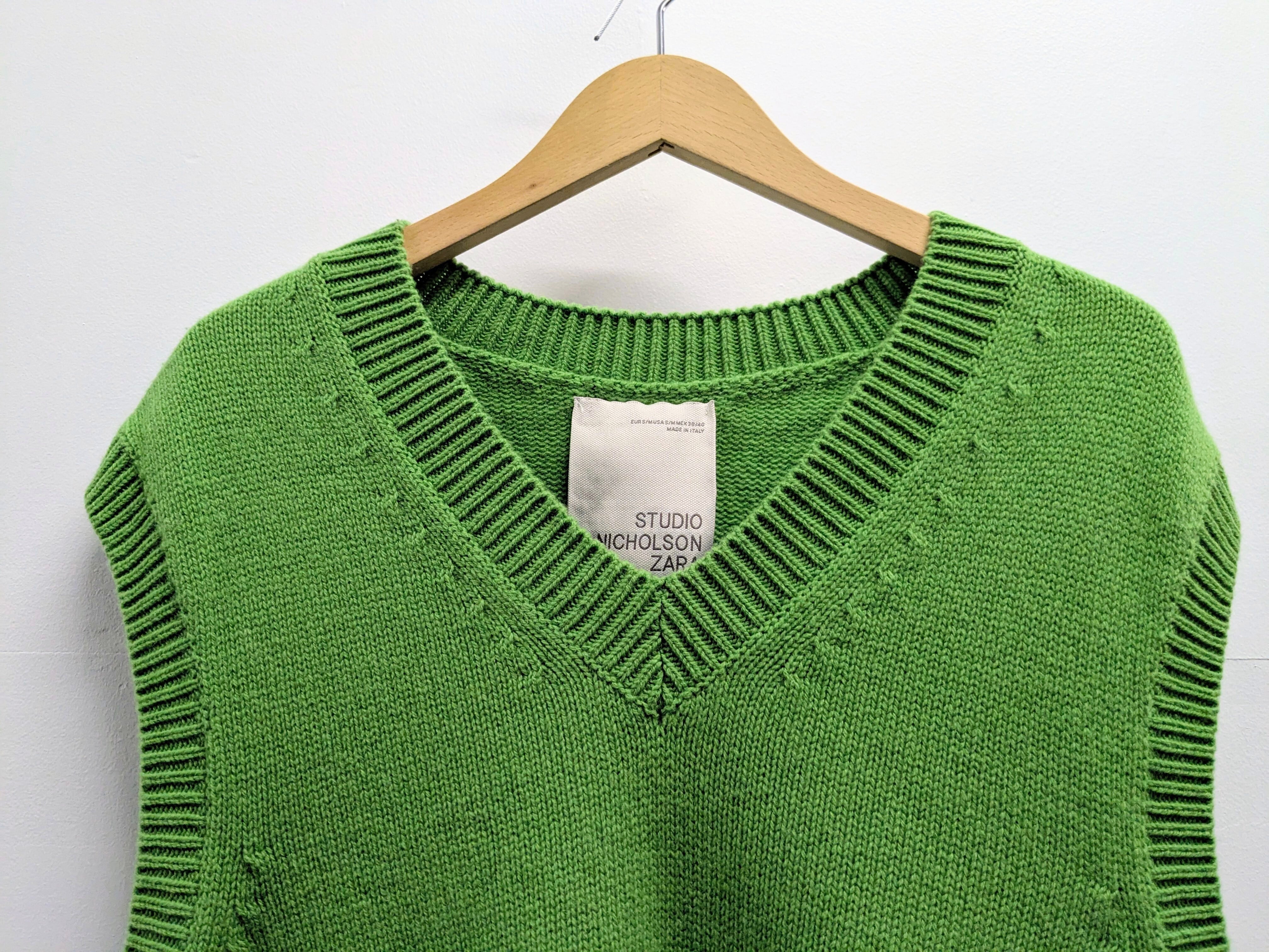 STUDIO NICHOLSON + ZARA Over Size Vivid Color Knit Vest STUDIO NICHOLSON + ZARA Over Size Vivid Color Knit Vest