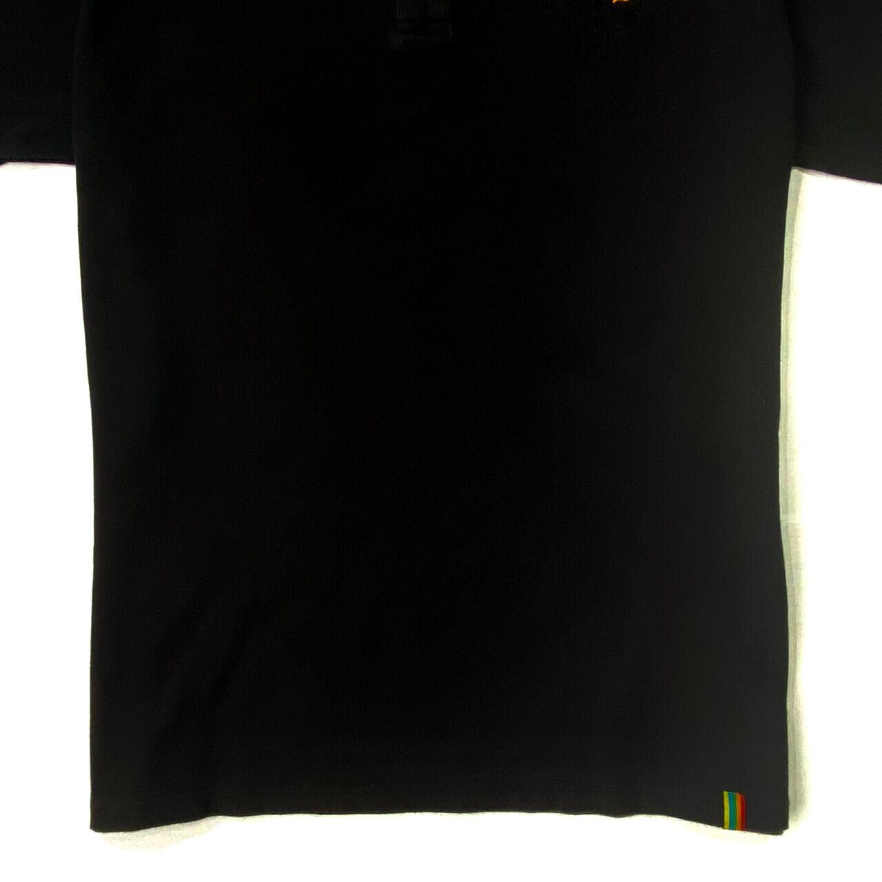 COOGI クージー バック 刺繍 ポロシャツ メンズXL 古着 ブラック 黒色