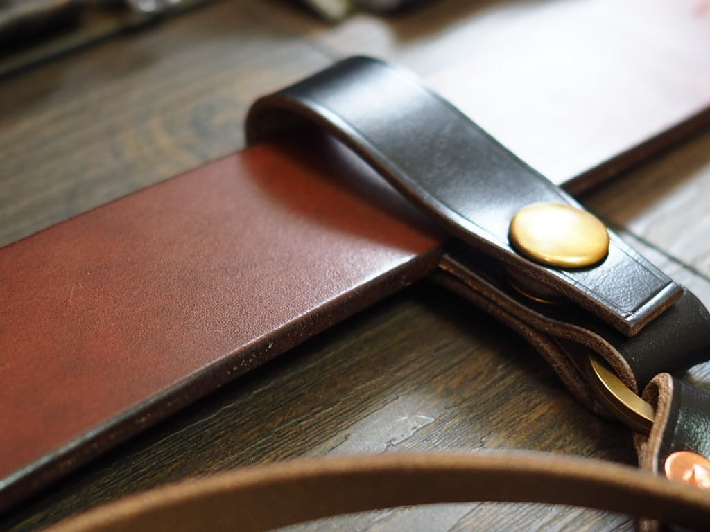 HORWEEN社クロムエクセル】Leatherベルトループ&ウォレットコード