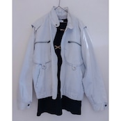 'Unknown' Blue Gray Bomber Jacket