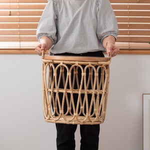 バスケットテーブル ラタン テーブル かご