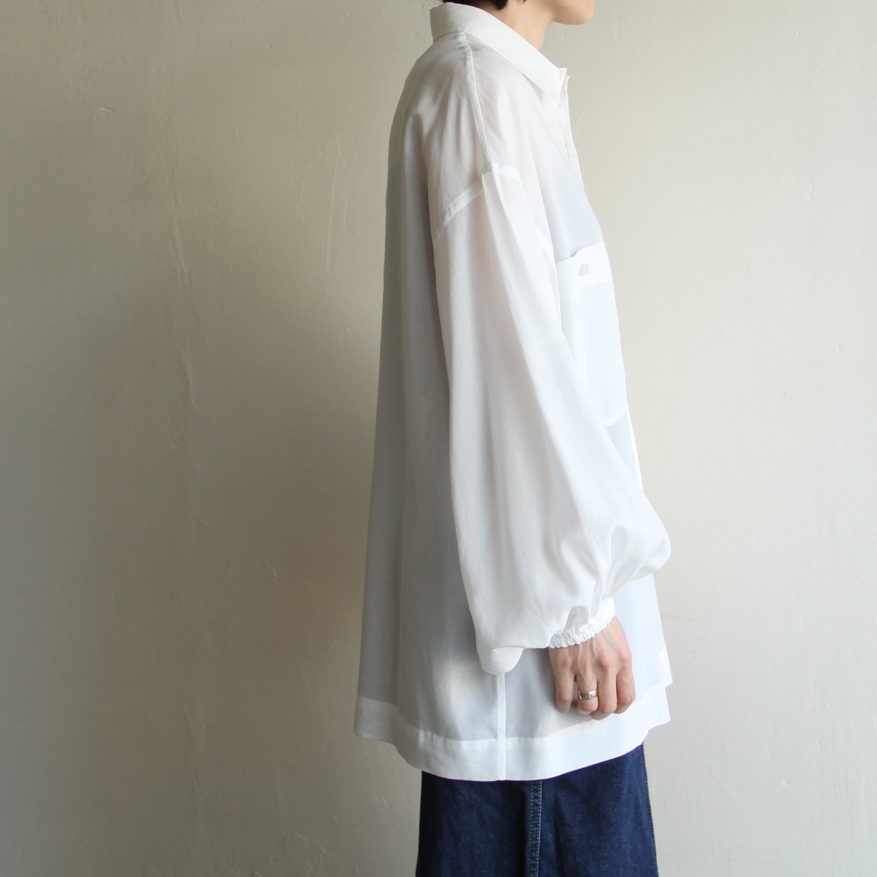 TOURNON. Cotton georgette over shirt | Terminal