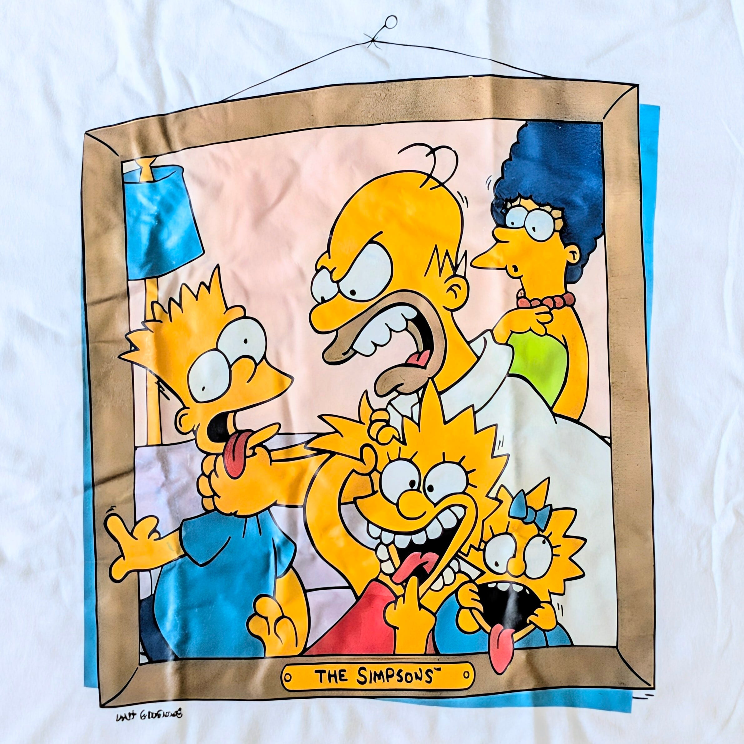 【 The Simpsons( ザ・シンプソンズ ) 】『 シンプソンファミリー 』写真撮ってもハチャメチャTシャツ(笑)〚アメリカン雑貨 アメトイ〛