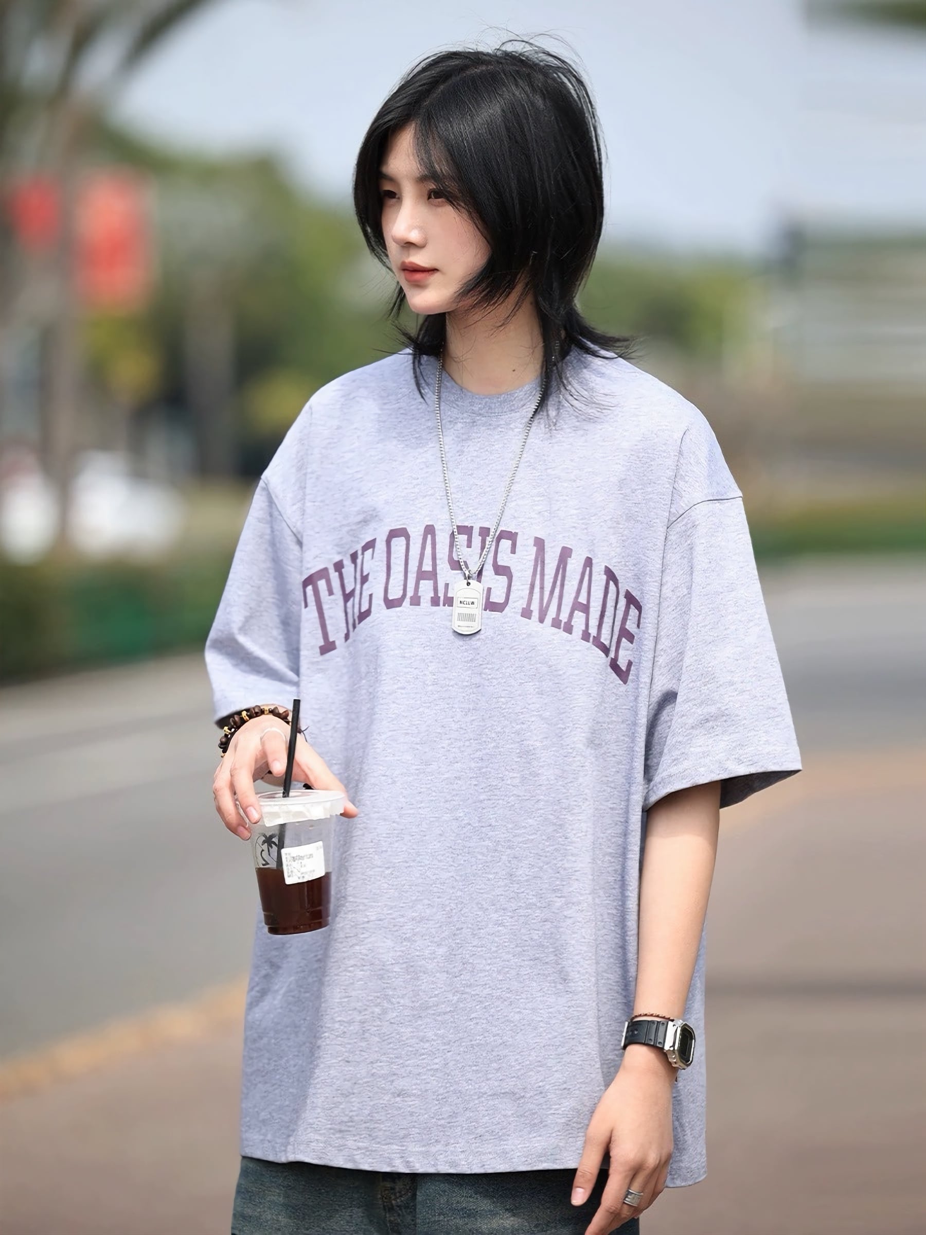 オーバーサイズロゴTシャツ / Oversized Logo T-shirt