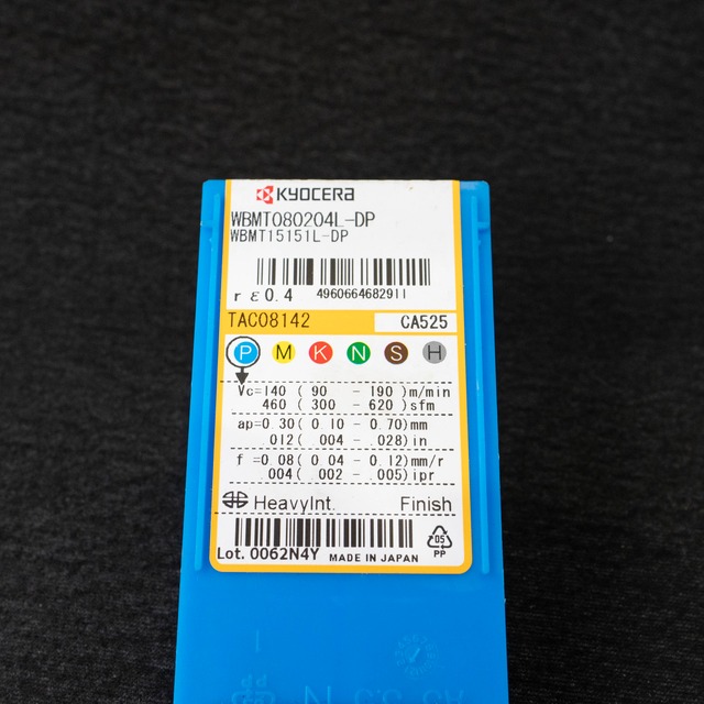 京セラ WBMT080204L-DP:CA525