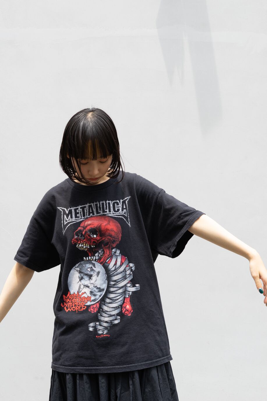 FABRIC MADE IN USA】04's METALLICA PUSHEAD Madly in Anger with the