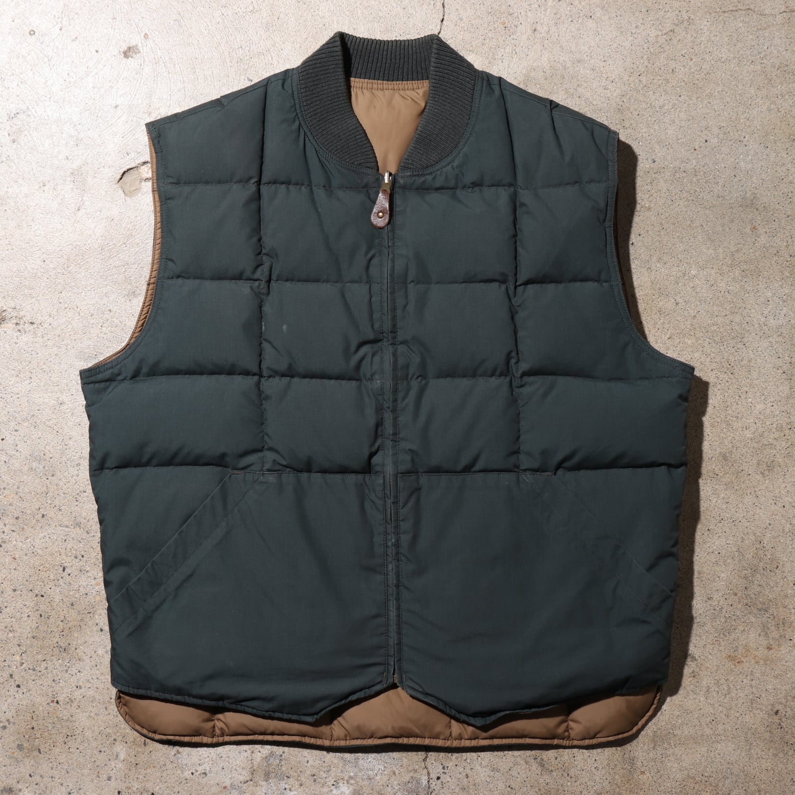 L リバーシブル Downligh Canadian Vest グースダウンベスト 