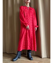nilani bright red color import dress-4377-10