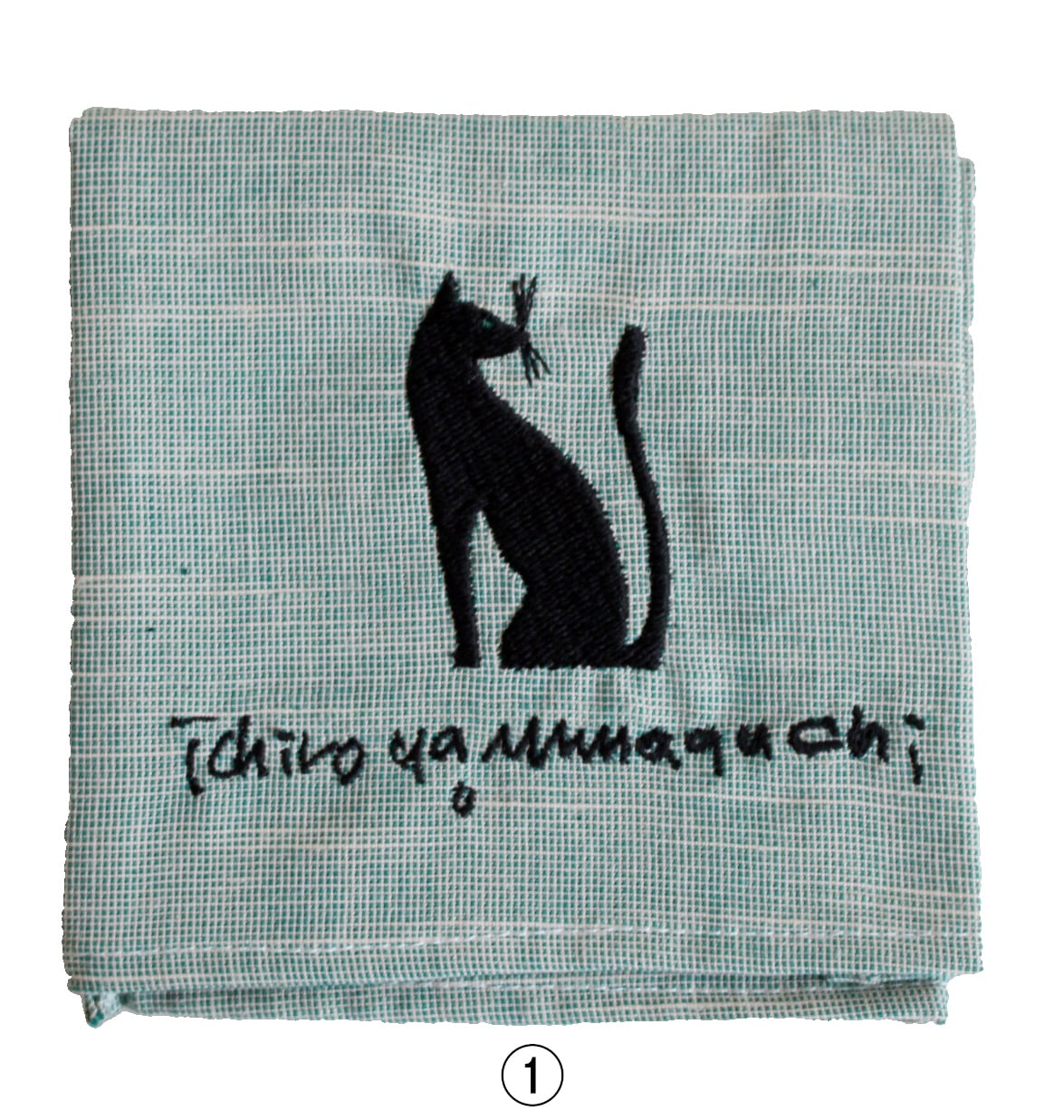 画家 山口一郎さんとのコラボハンカチ