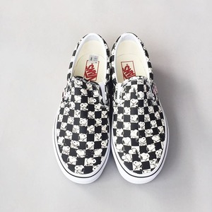 VANS × PEANUTS / CLASSIC SLIP-ON / SNOOPY CHECKERBRD /  バンズ × ピーナッツ / クラシックスリッポン / VN0A38F7QQO