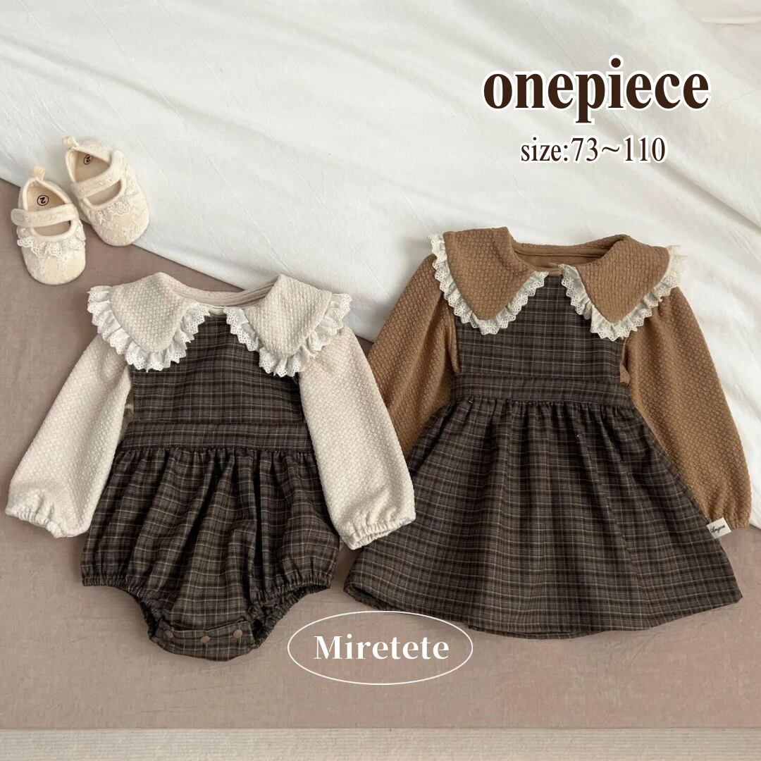 【取寄】普段からフォーマルにも!大人かわいいチェックワンピース