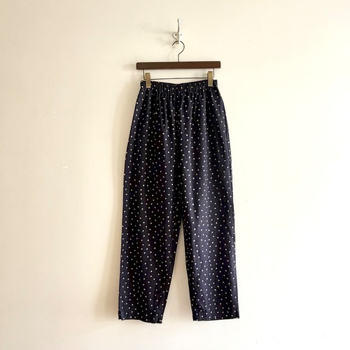 C30614 Rayon/Hemp Polka Dot Balloon Pants