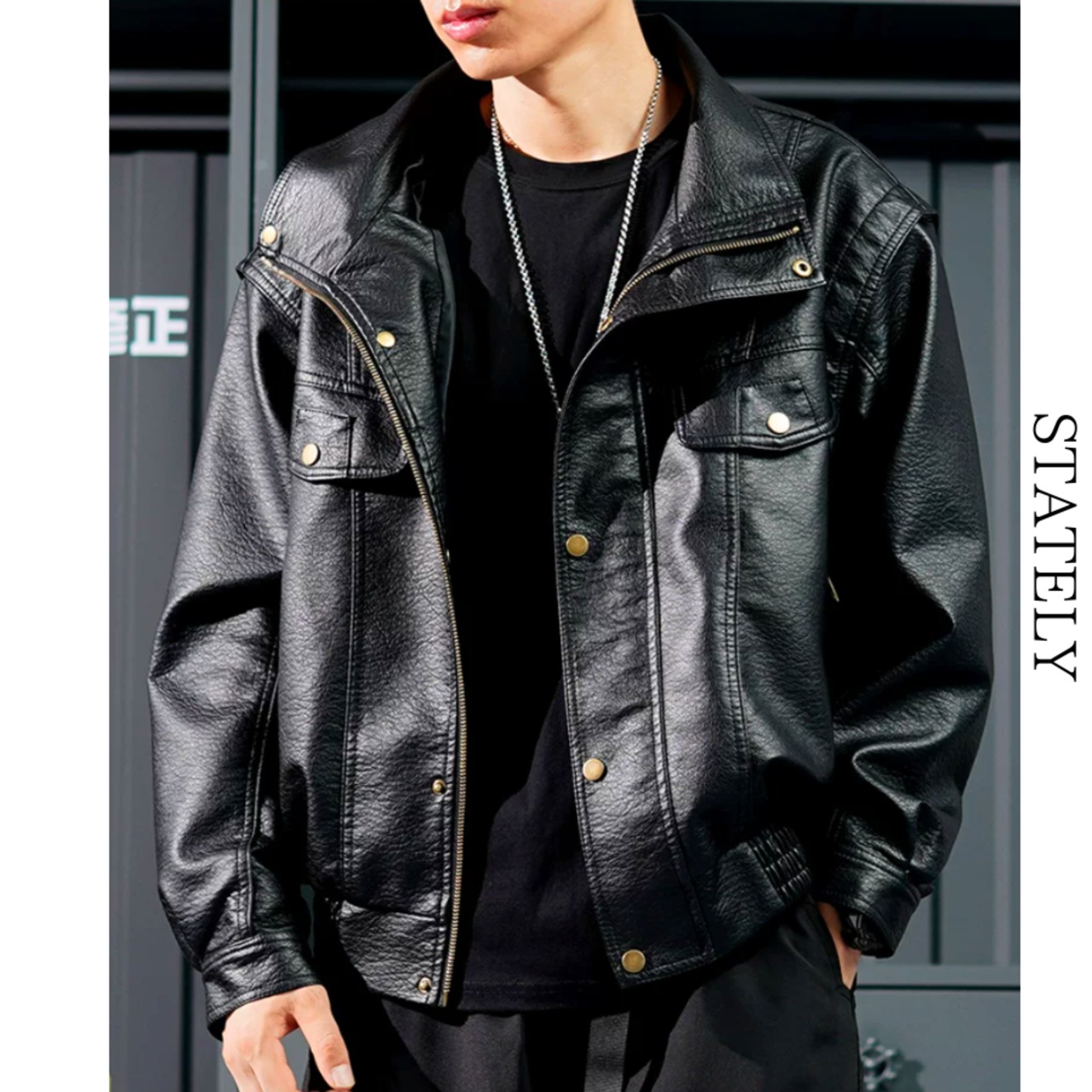 Vintage Rider レザージャケット_O26・画像4