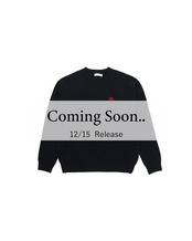 【#Re:room】CACTUS HEART APPLIQUE MALL KNIT［REK164］