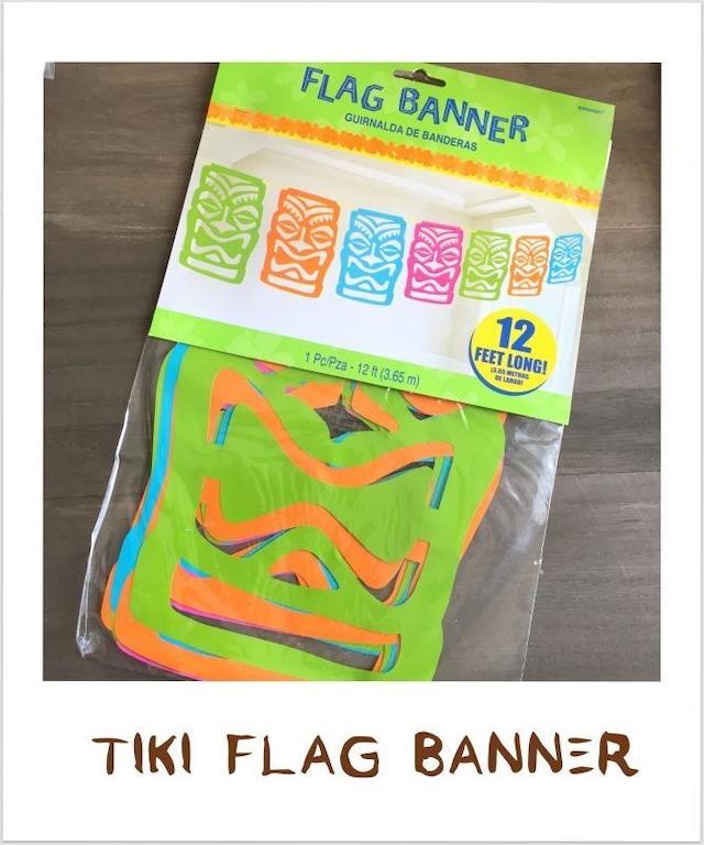 ティキ　フラッグ　バーナーTIKI　FLAG　BANNER♪