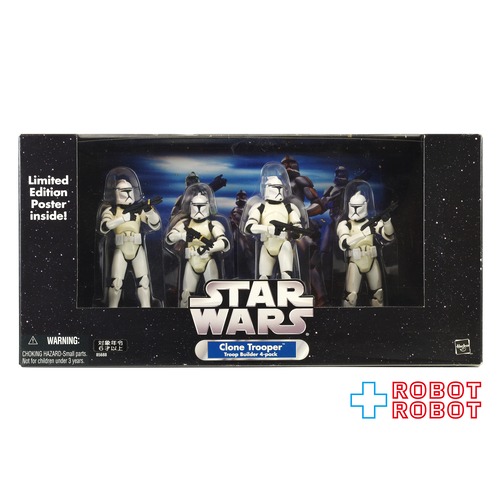 ハズブロ スター・ウォーズ クローン・トルーパー４パック パート３(ホワイト版/クリーン) 箱入未開封