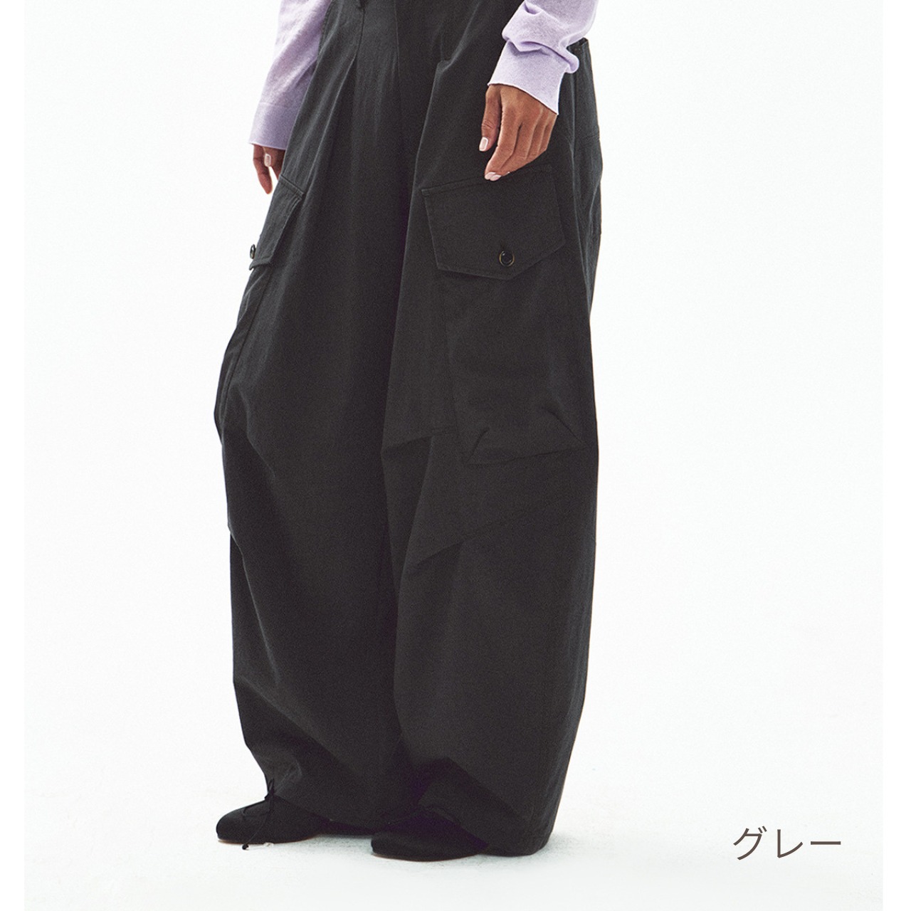 Wide CargoPants 【2color】 T4505