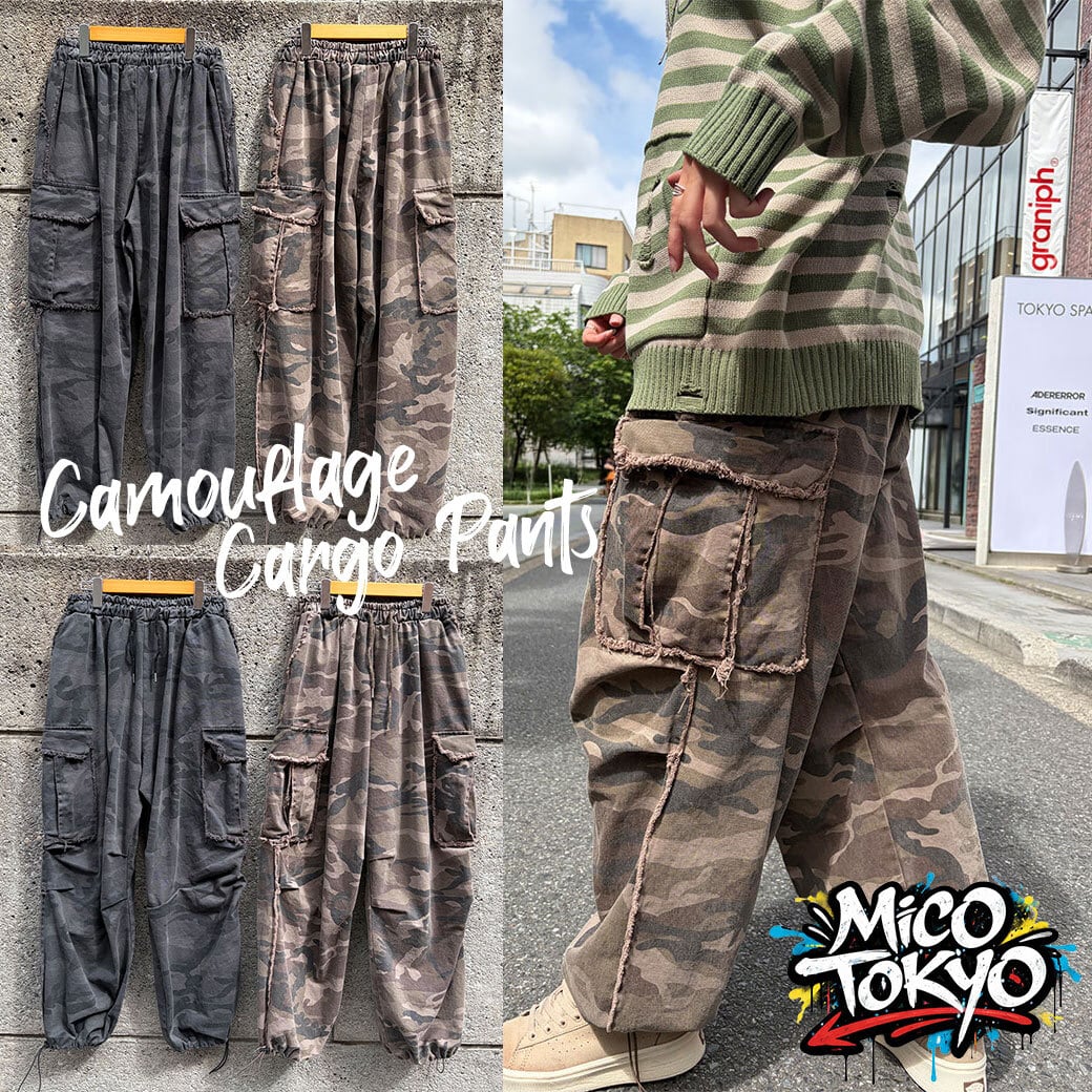 MICO TOKYO Camouflage Cargo Pants オリジナル 迷彩 カモフラージュ