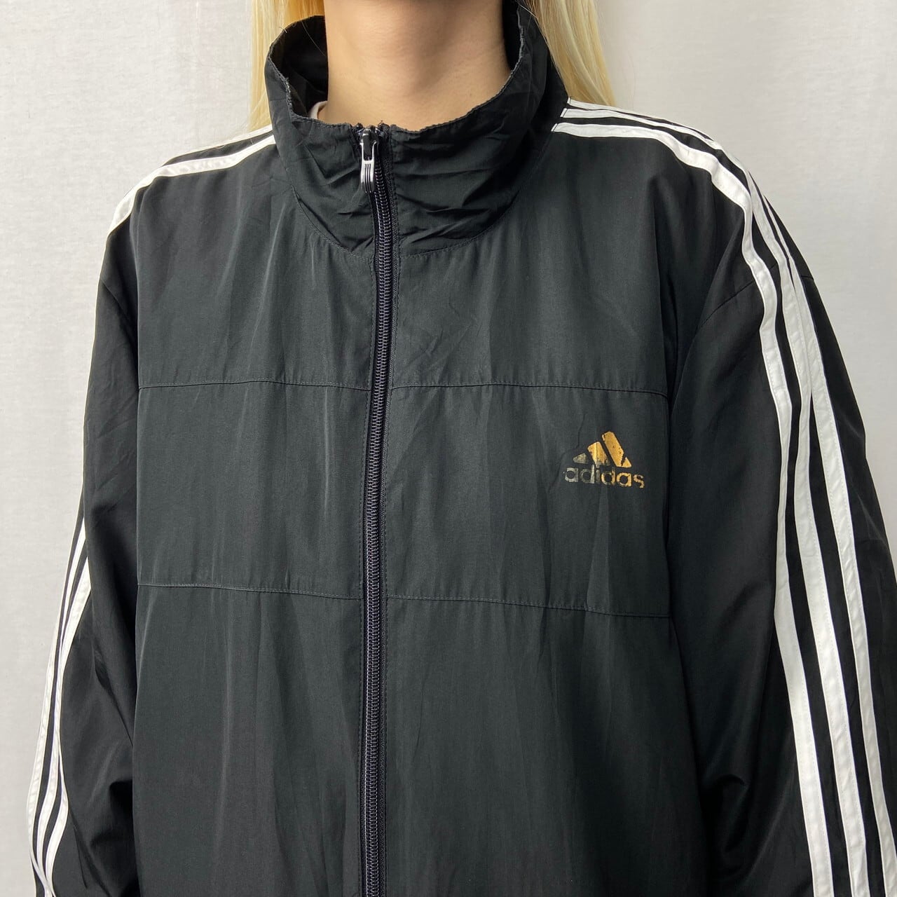 adidas アディダス ポリエステル トラックジャケット メンズXL 古着