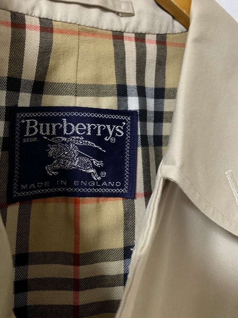 1980~90's Design Soutien Collar Coat "Burberrys　Made in England"