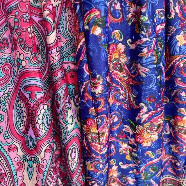 ふんわりペイズリースカート