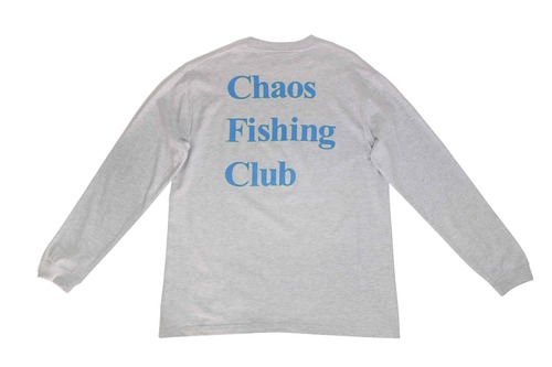 CHAOS FISHING CLUB OG LOGO L/S TEE ASH