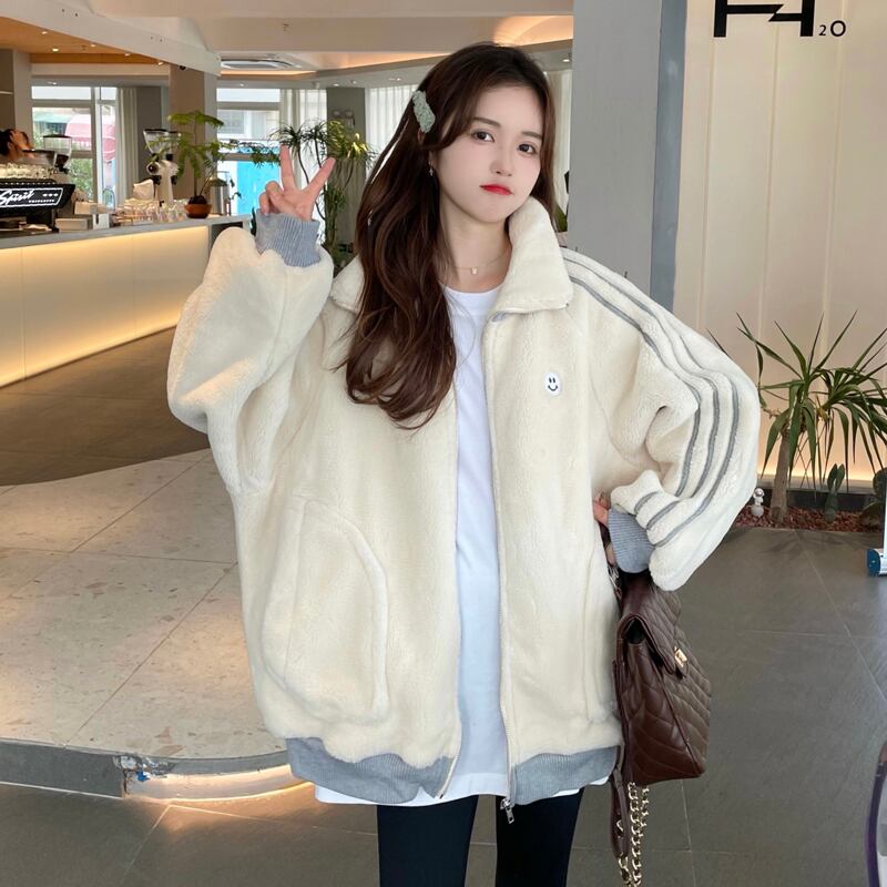 ジャケット オータムウィンターカラールーズウールトップス 秋物 冬物 1号婦人24964925240