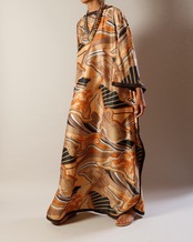 1970's  St Michael / Psychedelic Caftan Dress