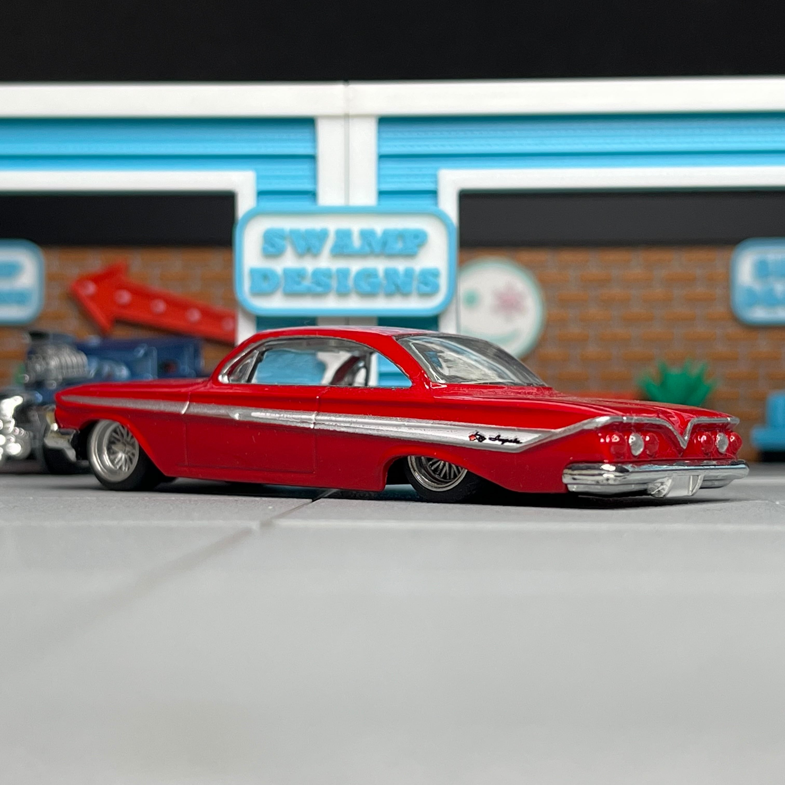 TF2】ワイヤーホイール 1/64 3インチ 未塗装 スポーク アメ車 10.4mm