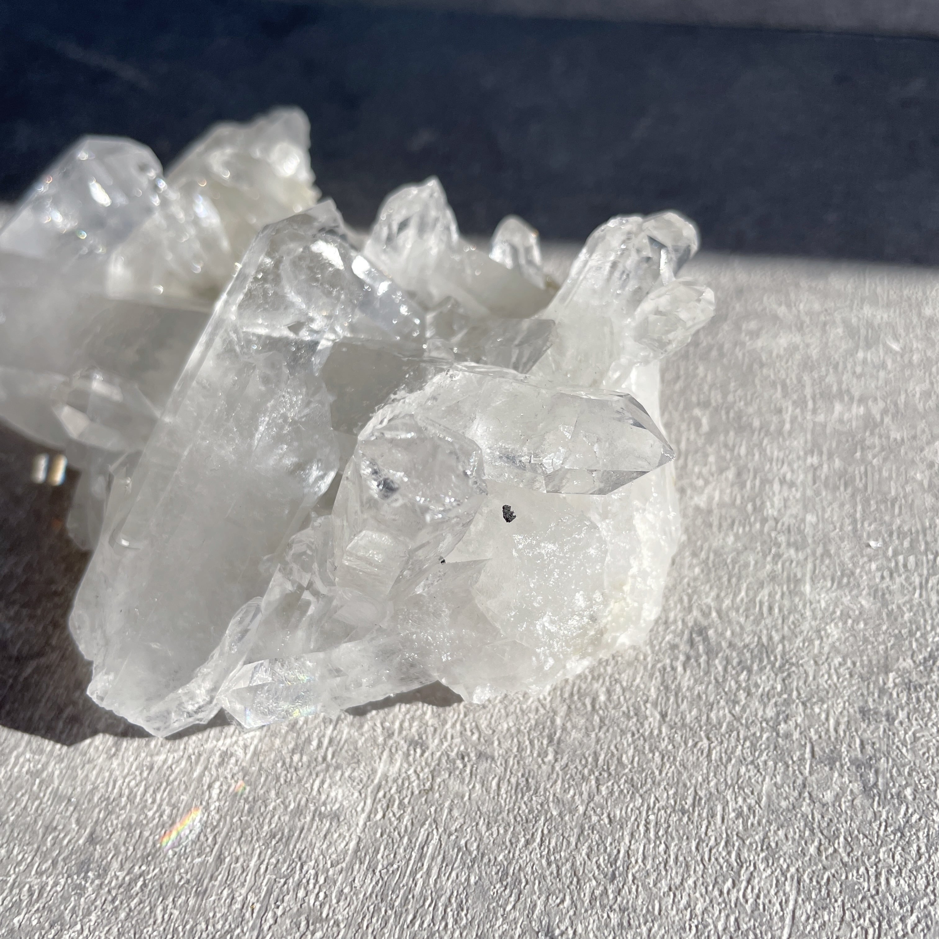 ゼコ産水晶 クリアクォーツクラスター69◇スターブラリークォーツ