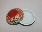 赤絵香合 porcelain incense box