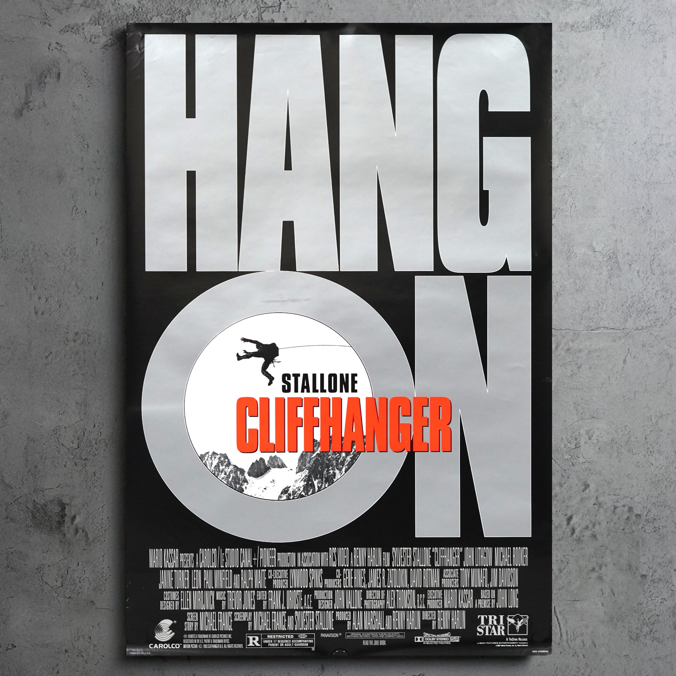 1993 / Cliffhanger / US one sheet poster S/S / 686 × 1016mm【PO00000290025】